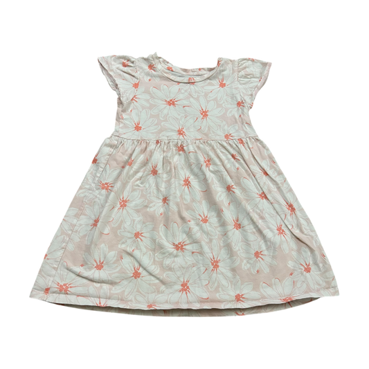 Girls gap orange pink white Dress size 4