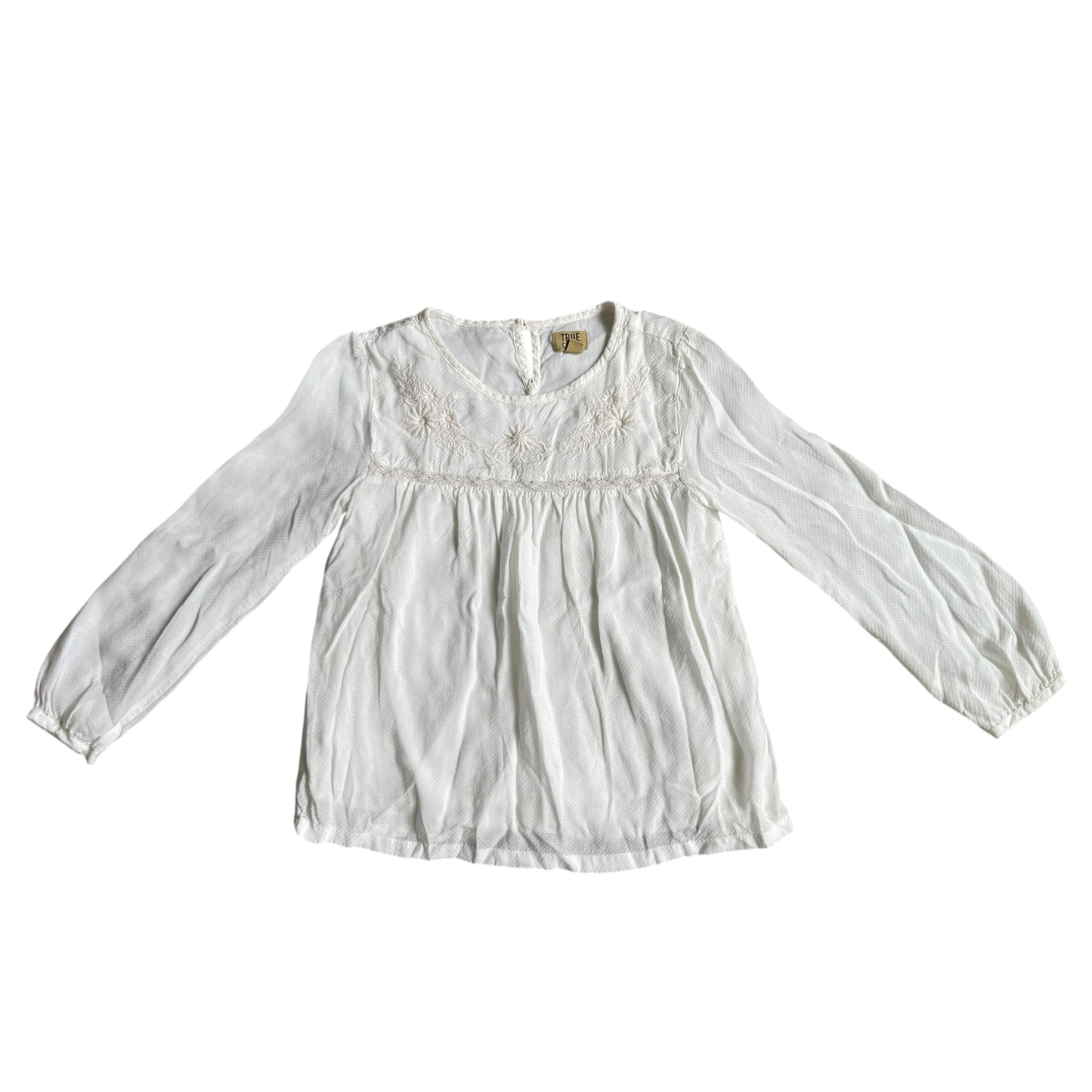 Girls true craft white Short dress size 7