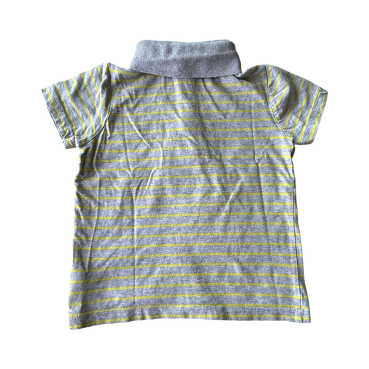Boys ready steady go gray and yellow T-shirt size 3