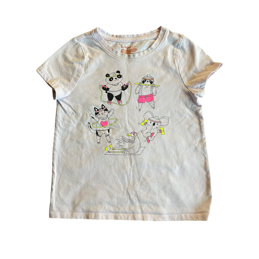 Girls cat & jack pink T-shirt size 4