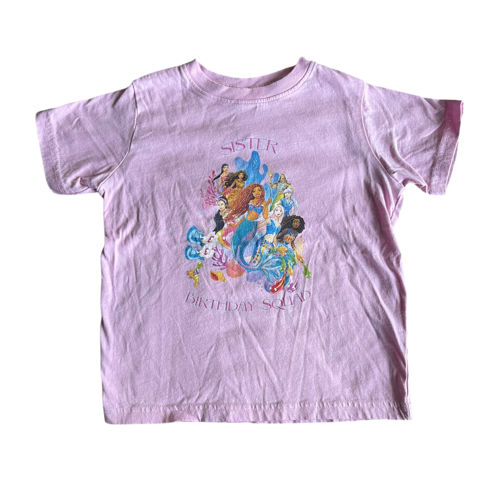 Girls rabbit skin pink T-shirt size 4