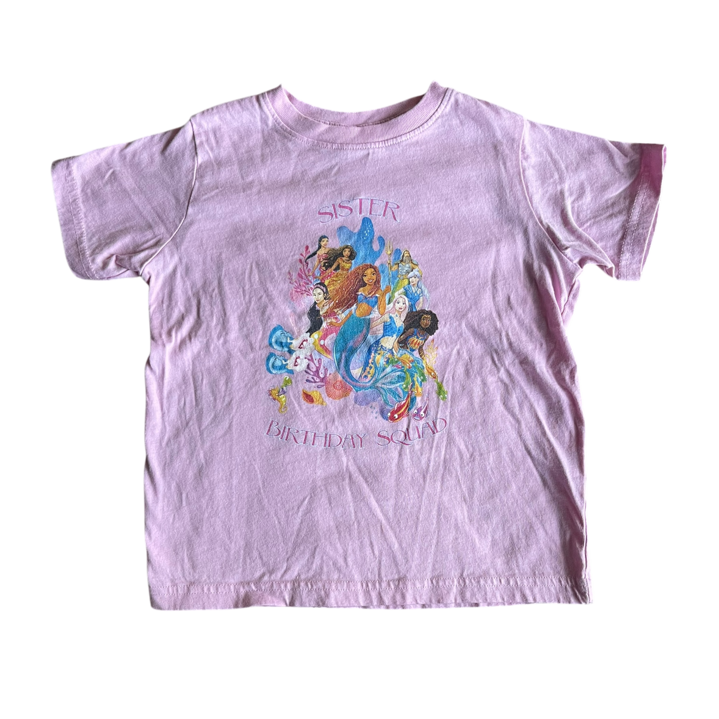 Girls rabbit skin pink T-shirt size 4