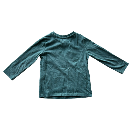 Boys Du pareil green T-shirt size 4