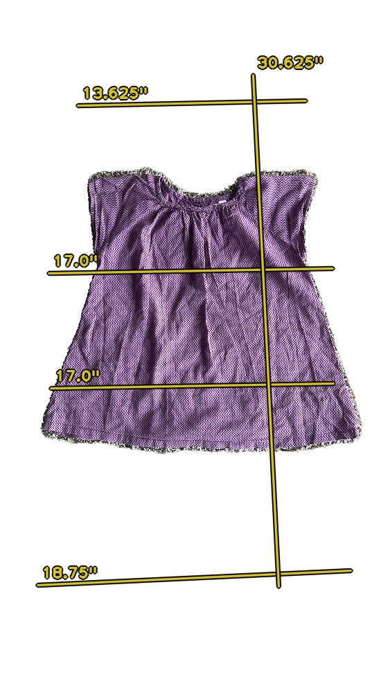 girls Rim zim kids purple T-shirt size 4