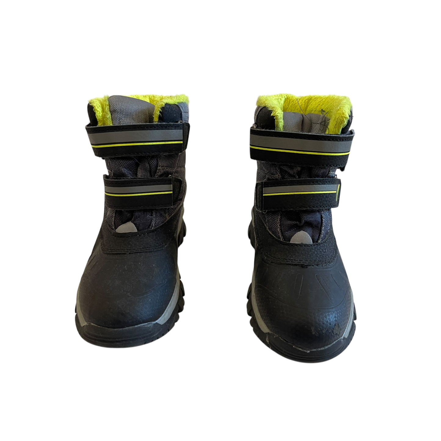 Boys  black and light green Lupilu Boots size 12.5