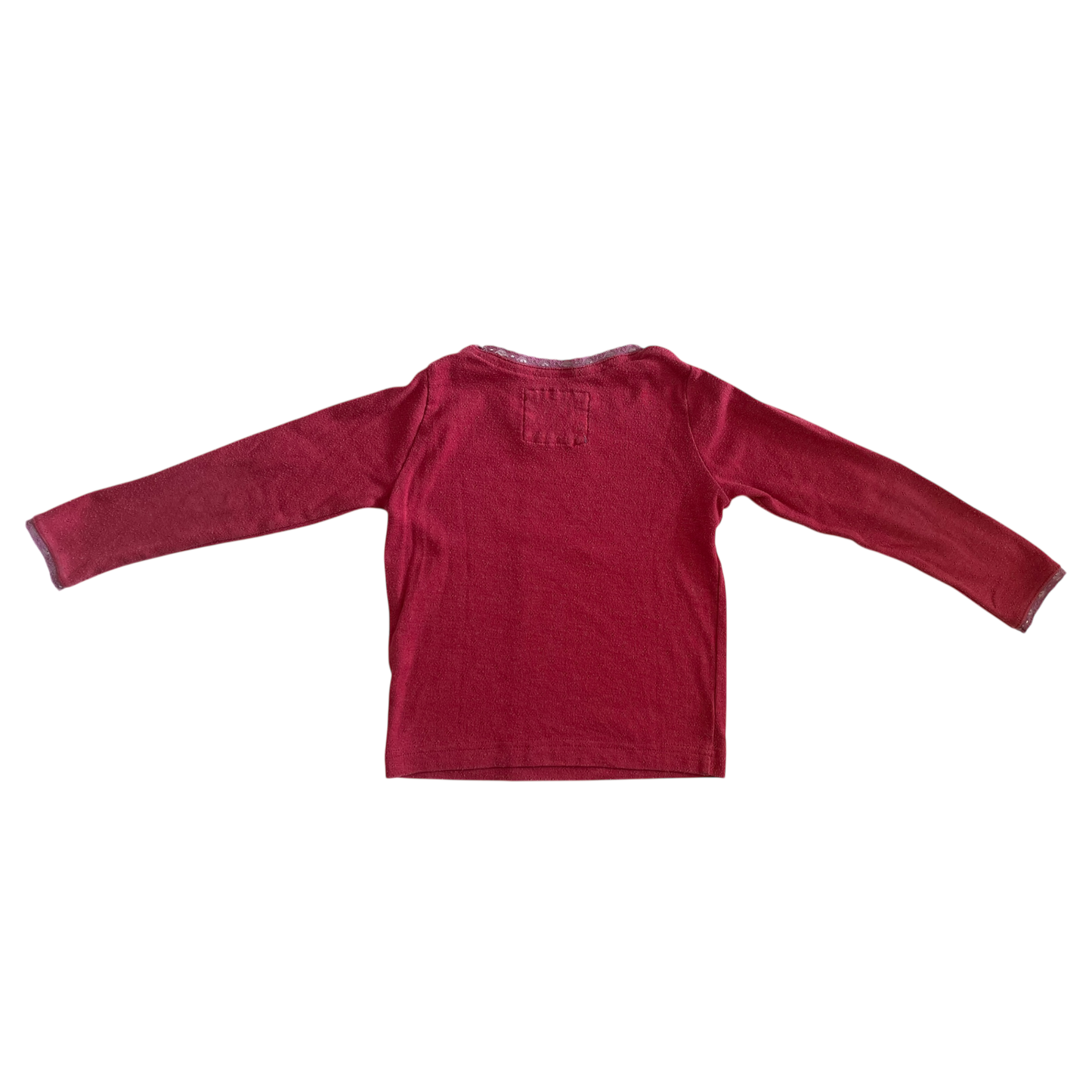 Girls mini boden red T-shirt size 5 year