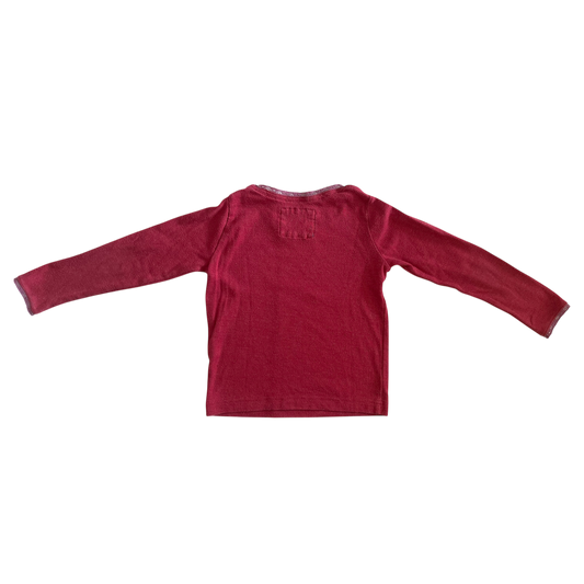 Girls mini boden red T-shirt size 5 year