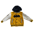 Boys DC Justice league yellow gray and navy Sweatshirt size 3
