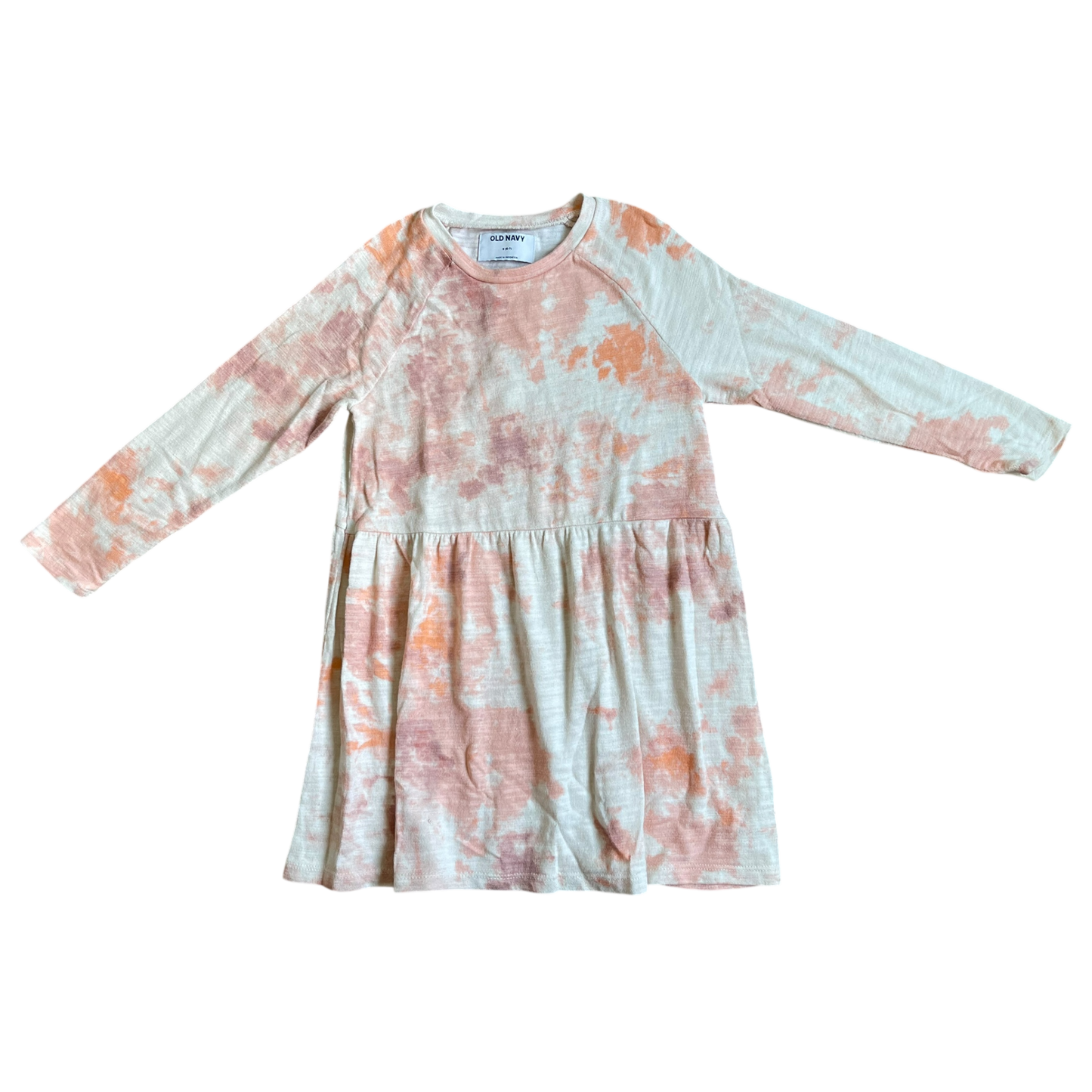 Girls old navy pink & white Dress size 6