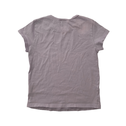 Girl United Colors of Benetton purple T-shirt size 4 year