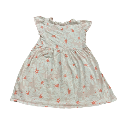 Girls gap orange pink white Dress size 4