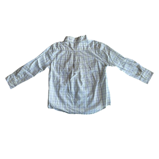 Boys janie and jack white purple green T-shirt size 3