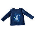 Boys cat & jack navy T-shirt size 3