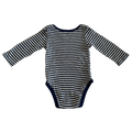 Boys cloud island navy and white Baby bodysuit size 6 mth