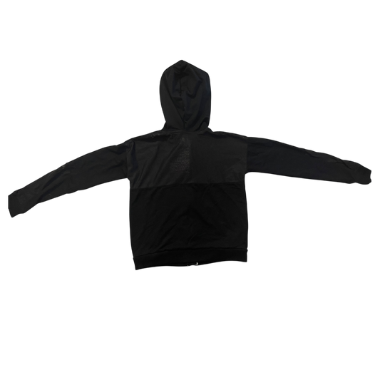 Girls Black Zipper Hoodie