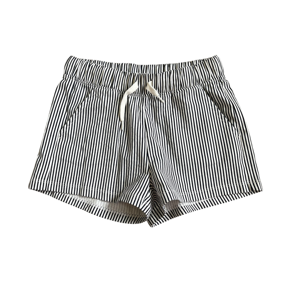 White & Black Striped Shorts from H&M for 12 Year old Girls