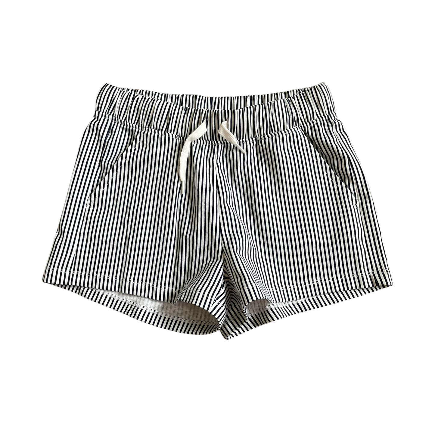 White & Black Striped Shorts from H&M for 12 Year old Girls