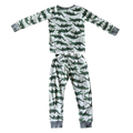 Boys carter’s white gray green Pajama size 4