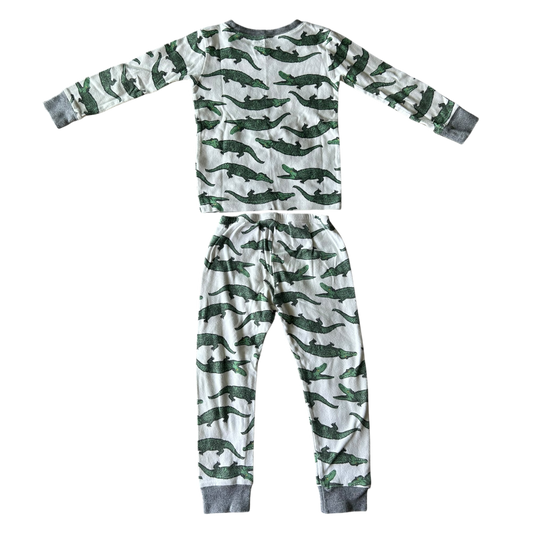 Boys carter’s white gray green Pajama size 4