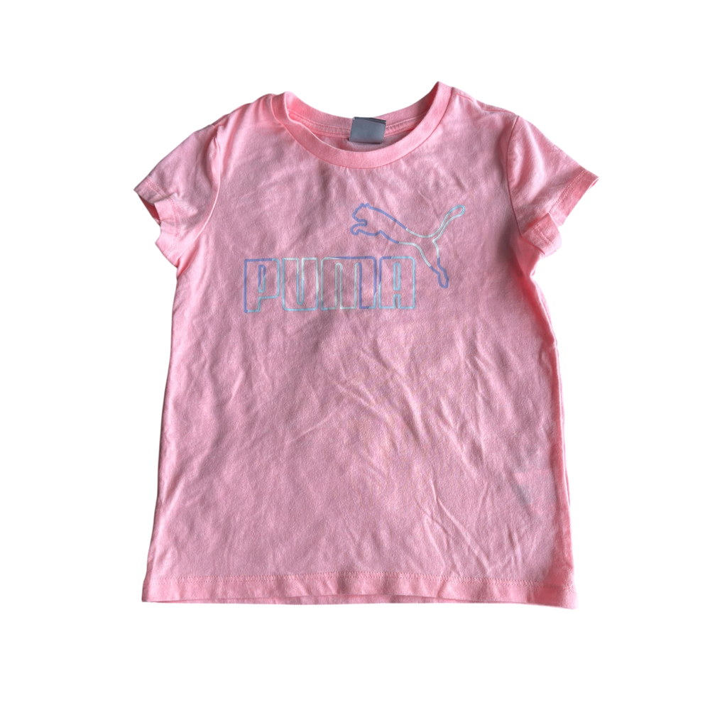 Girls puma pink T-shirt size 5