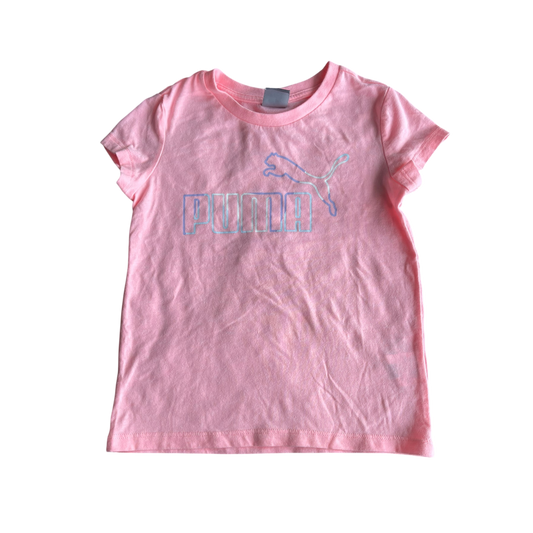 Girls puma pink T-shirt size 5