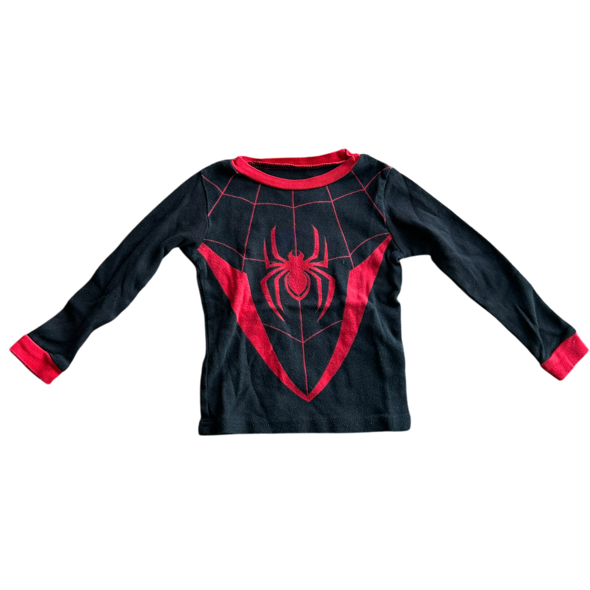 Boys marvel black and red Pajama size 4