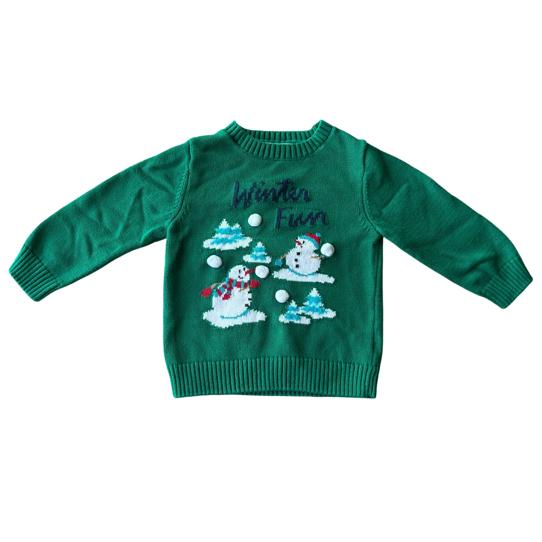 Boys H&M green Sweatshirt size 3