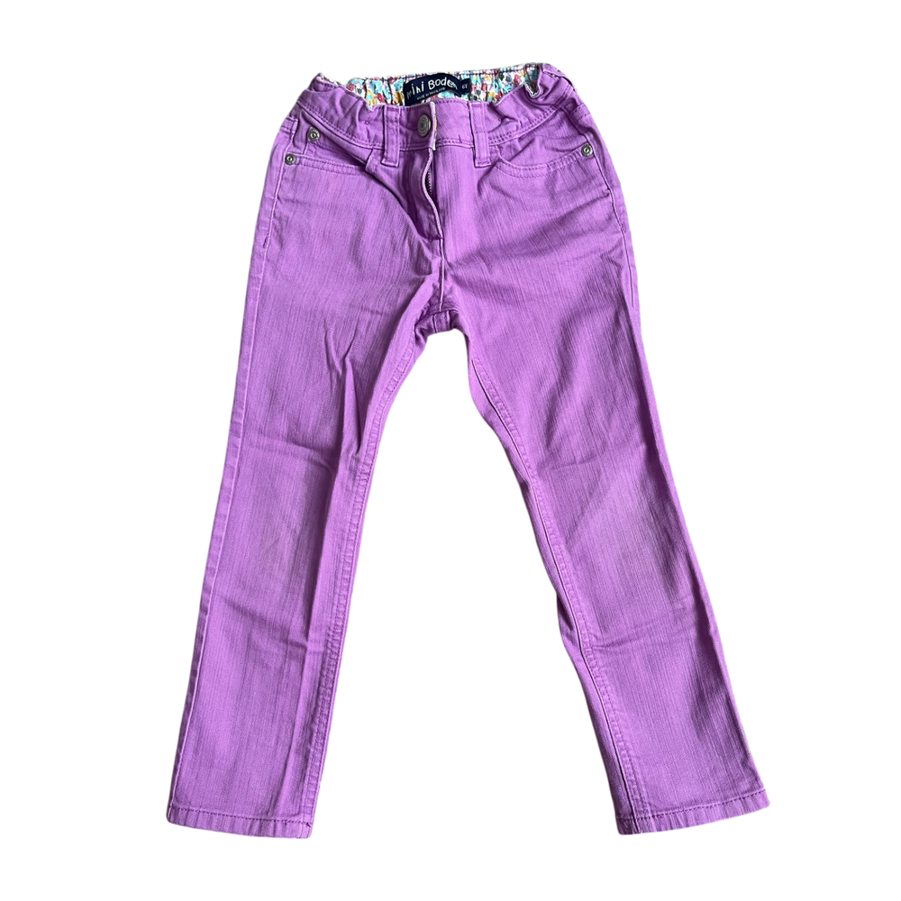 Girls mini boden purple Pants size 6