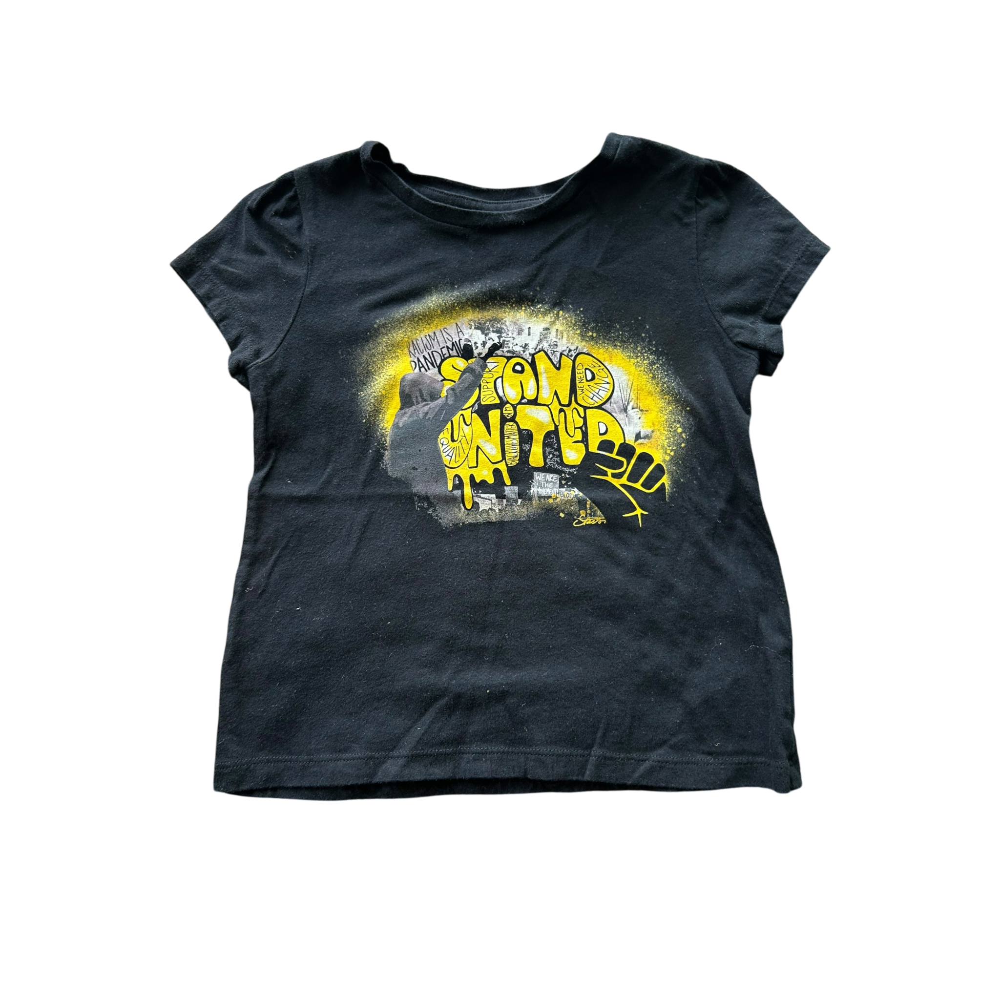 Boys gap black T-shirt size 4