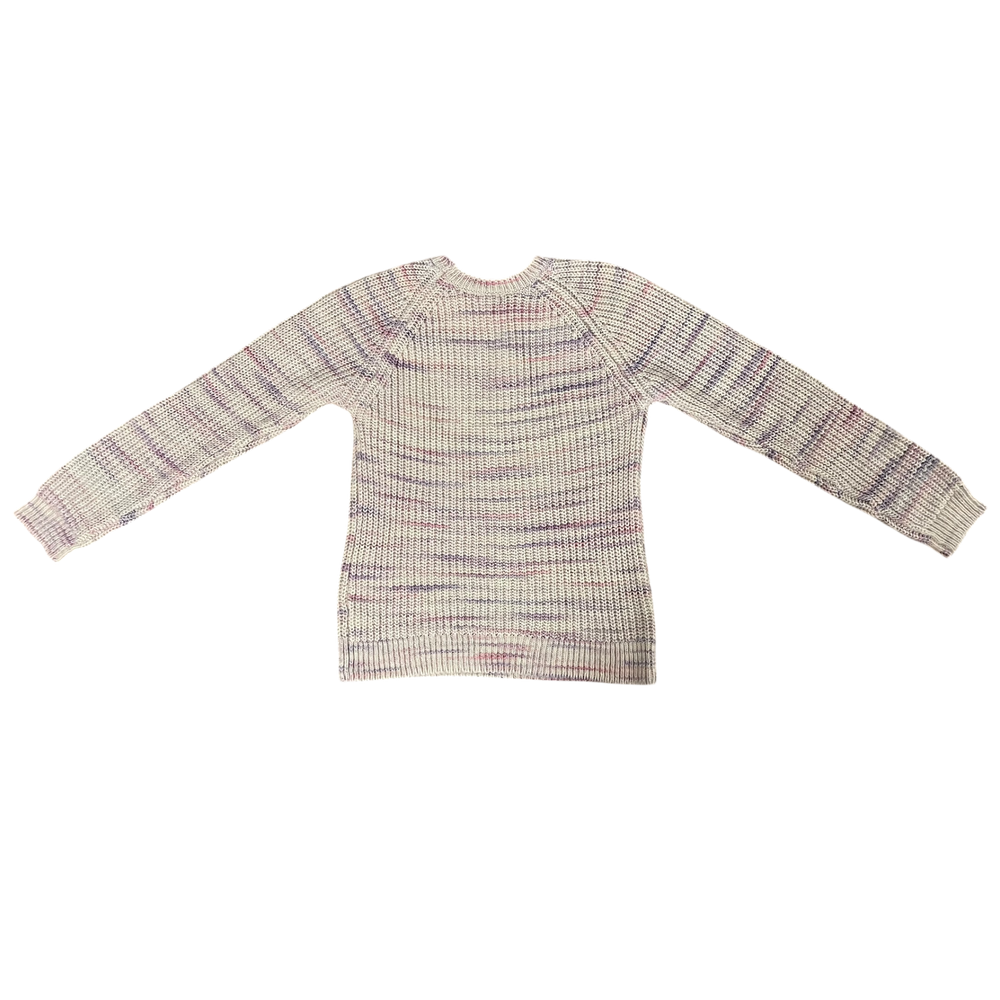 Girls cat & jack white pink and purple Sweatshirt size 10