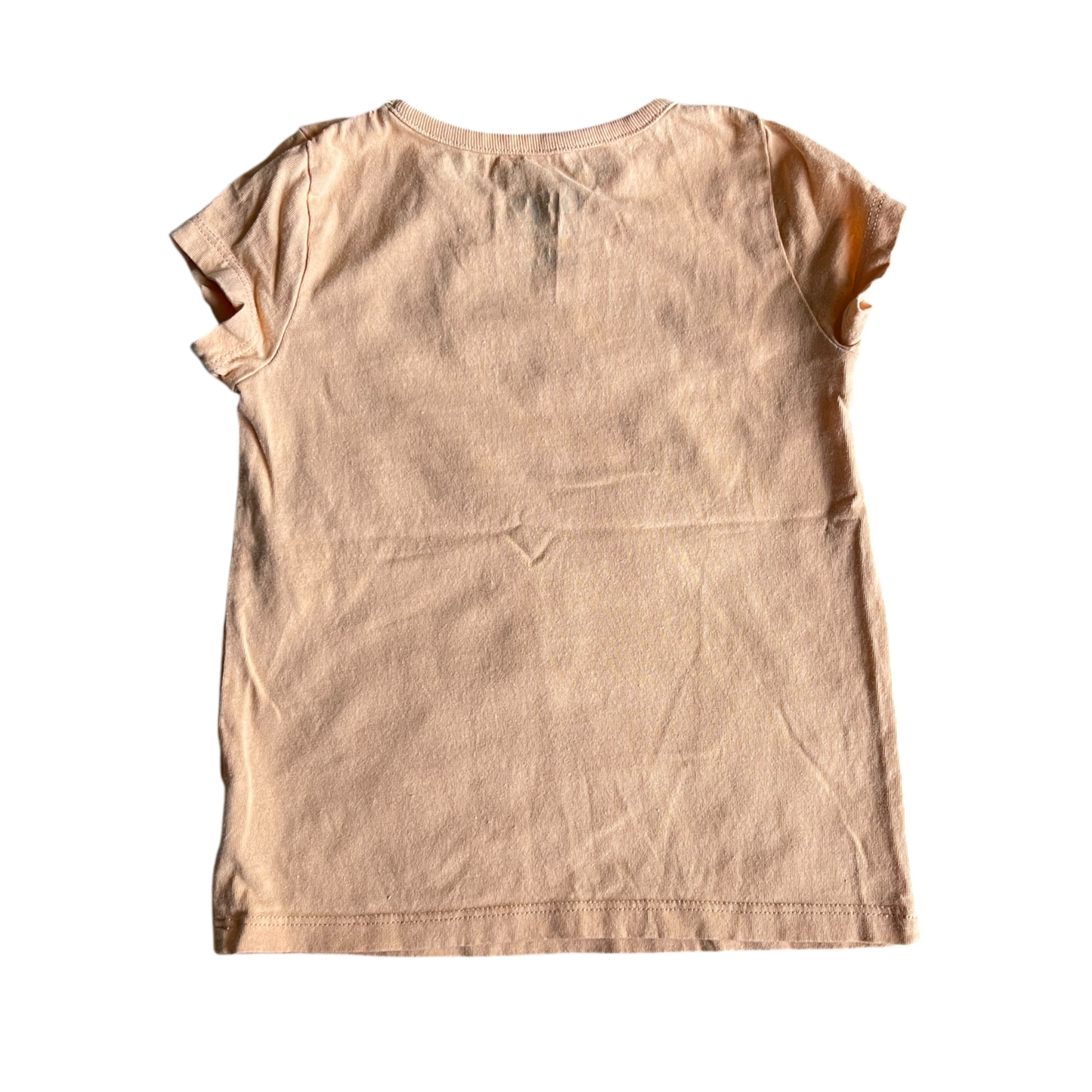 Girls bluey light orange T-shirt size 4