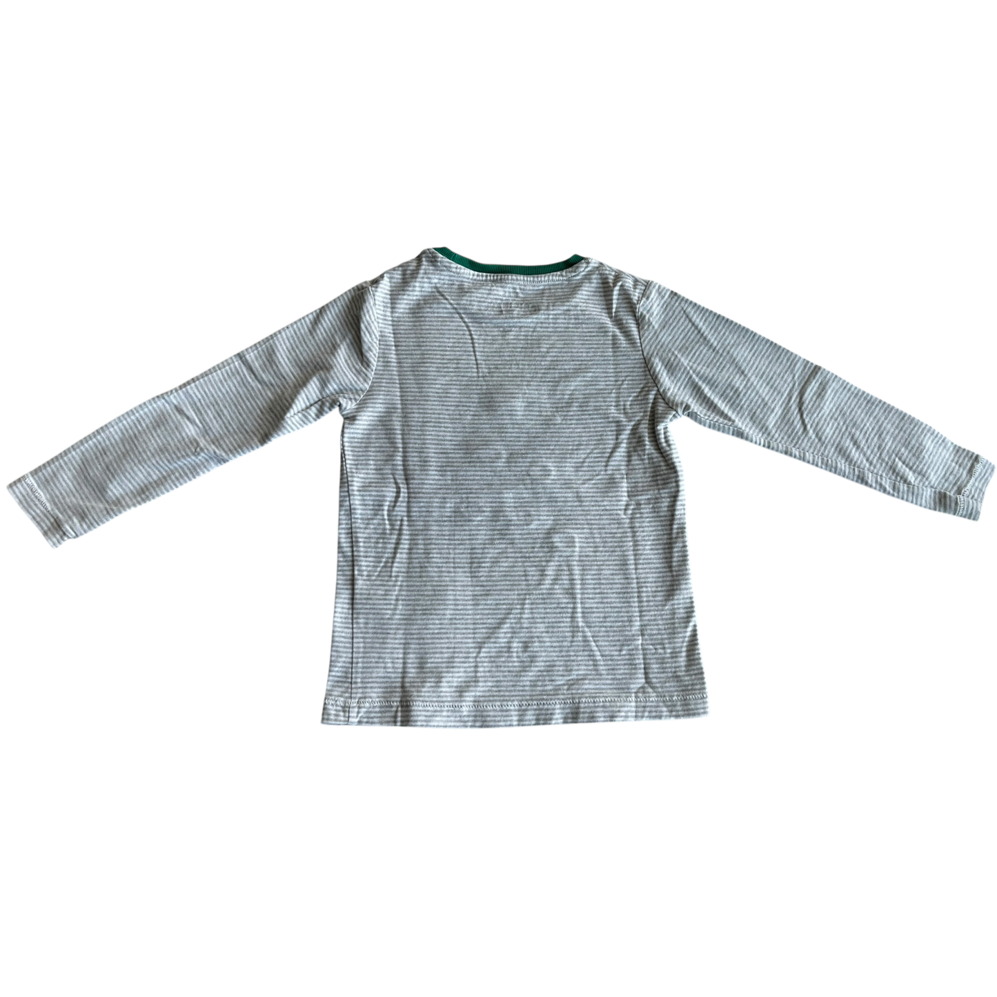 Boys M&S gray and white T-shirt size 3