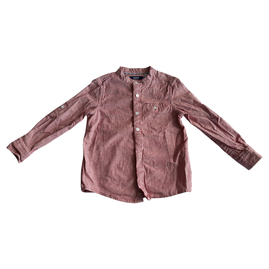 Button Up Okaïdi Boys Red and White