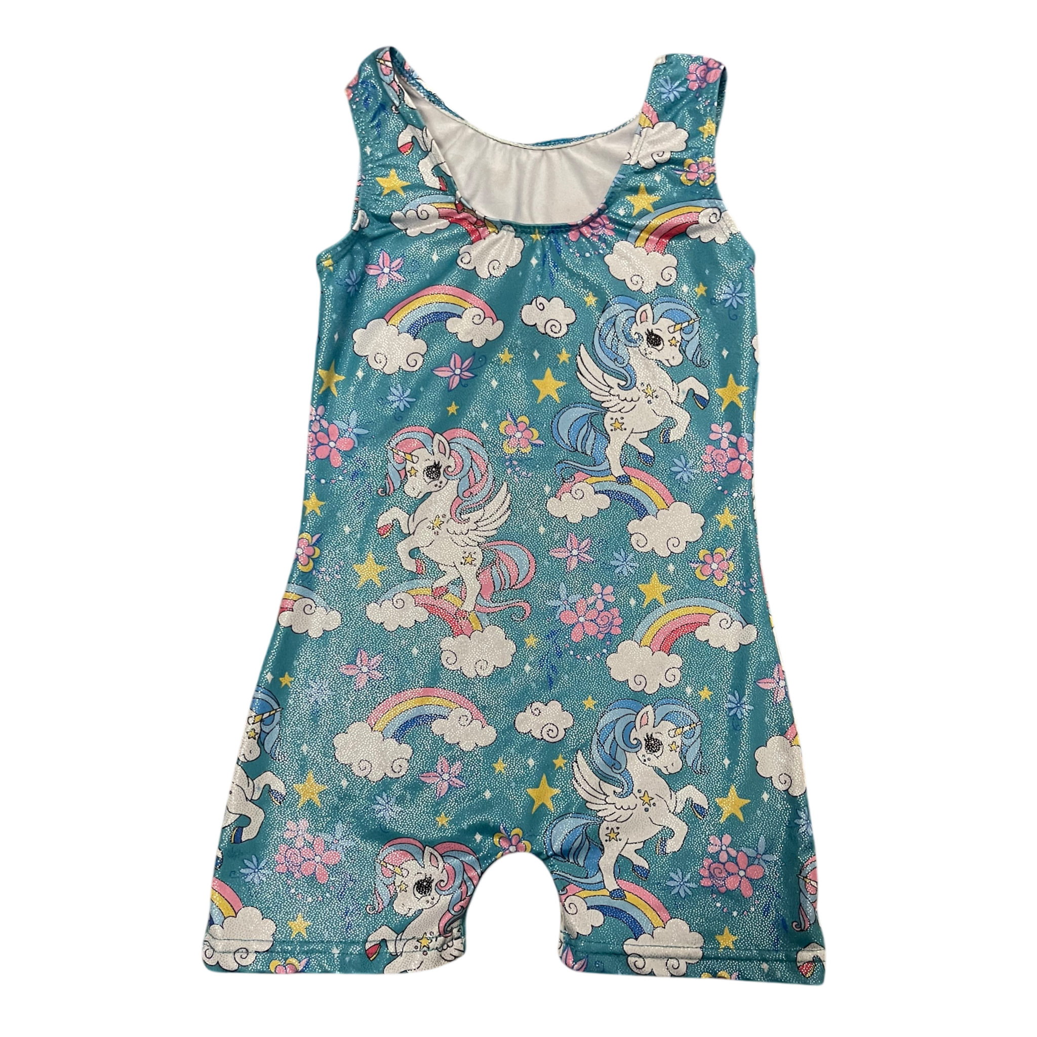 Girls unicorn print Swimsuit, Size 4 | Preloved