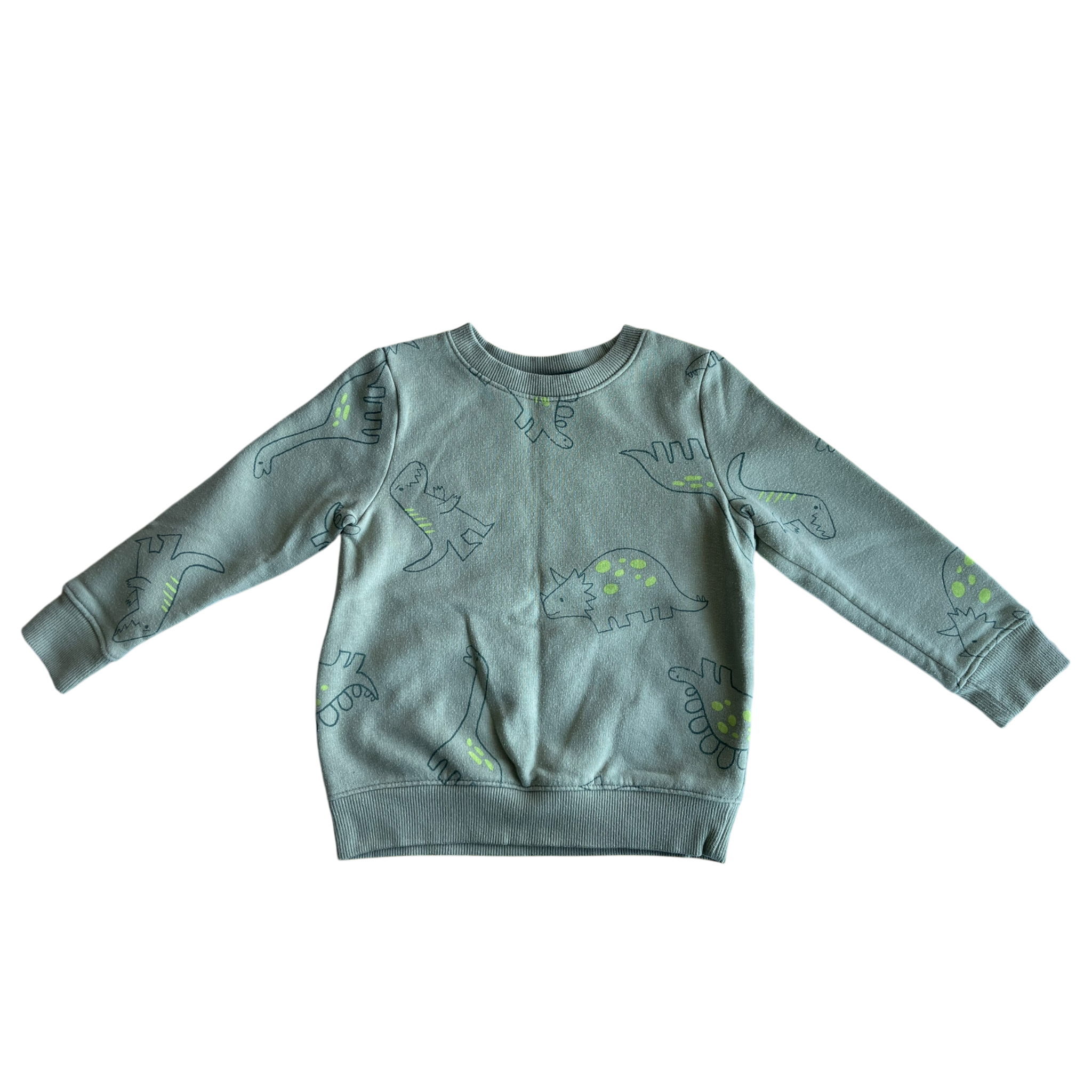 Boys cat & jack green Sweatshirt size 3