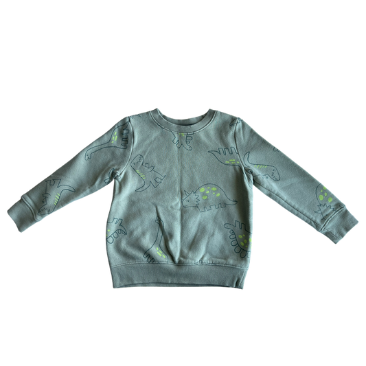 Boys cat & jack green Sweatshirt size 3