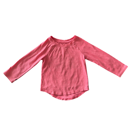 Girls Cat & Jack Pink Long Sleeve Tee Shirt