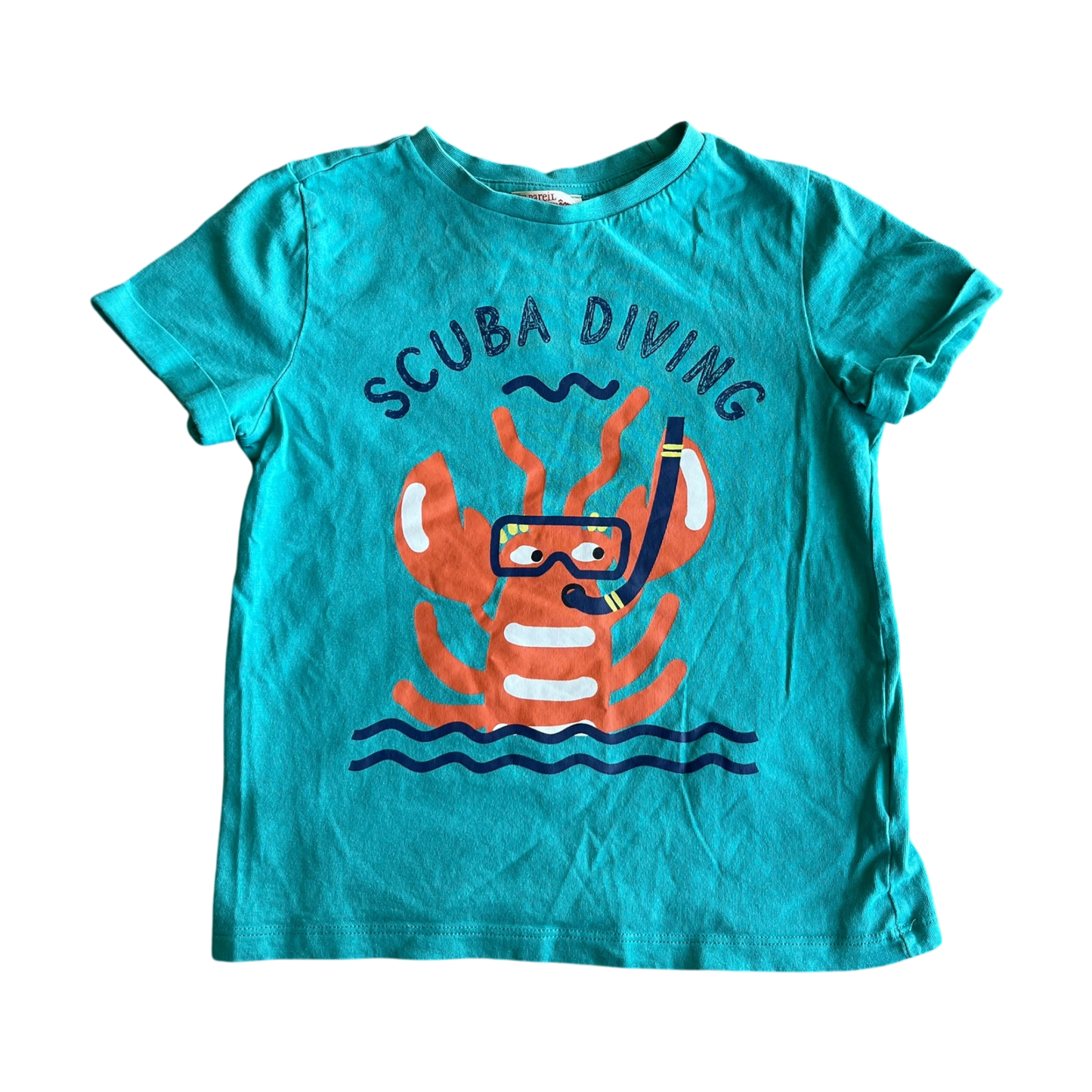 Boys du pareil blue T-shirt size 5