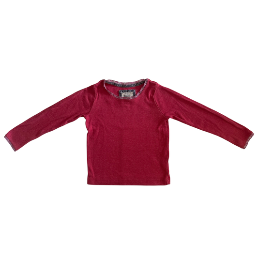 Girls mini boden red T-shirt size 5 year