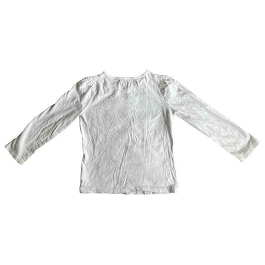 girls jumping beans white T-shirt size 5