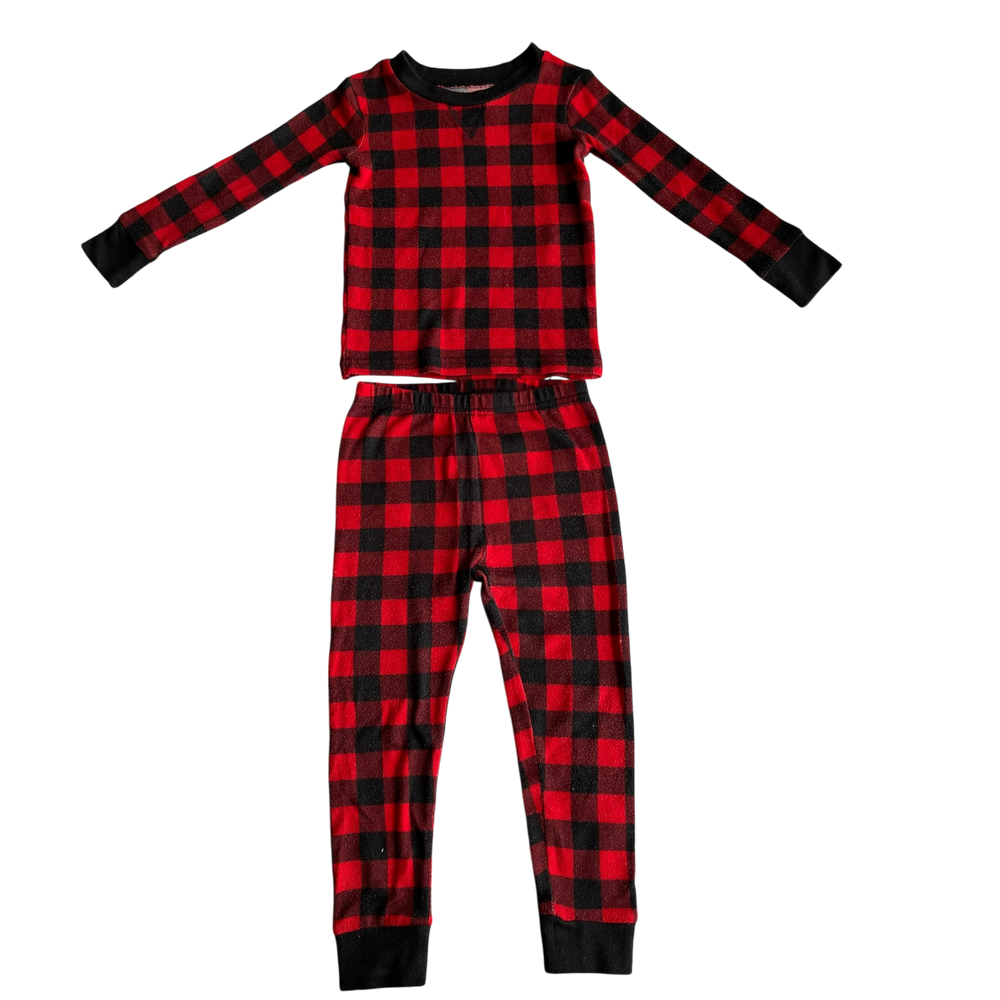 Boys PJ essentials red and black Pajama size 3