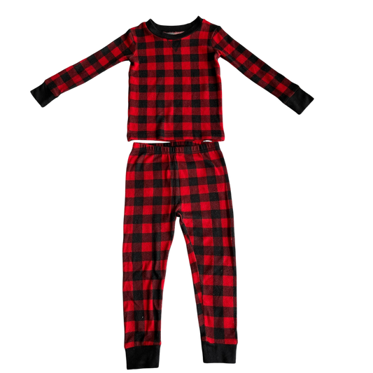 Boys PJ essentials red and black Pajama size 3