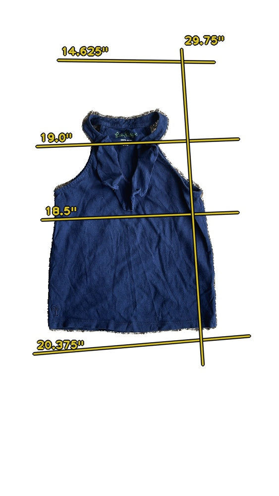 girls Lilly Pulityer navy T-shirt size 4