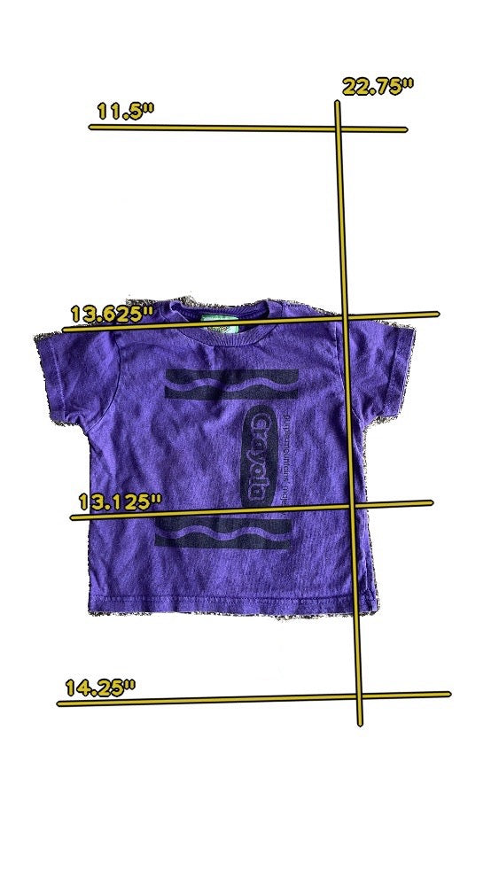 girls Crayola Experience purple T-shirt size 4
