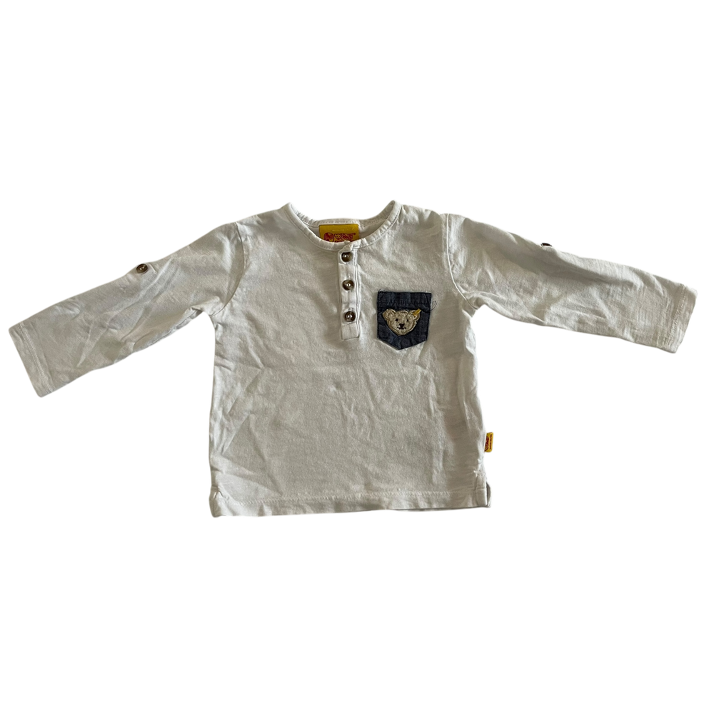Boys knopf Im our white T-shirt size 6 mth