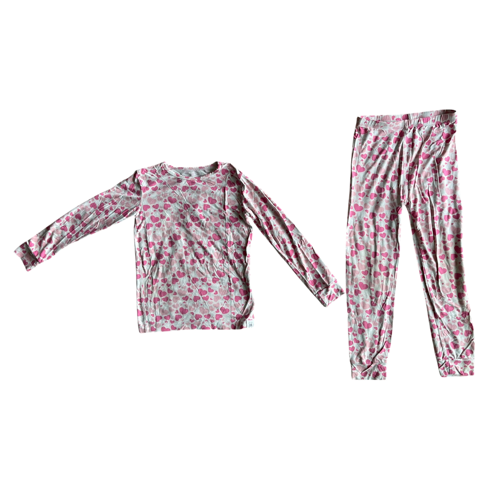 Girls sweet bamboo pink Pajama size 5