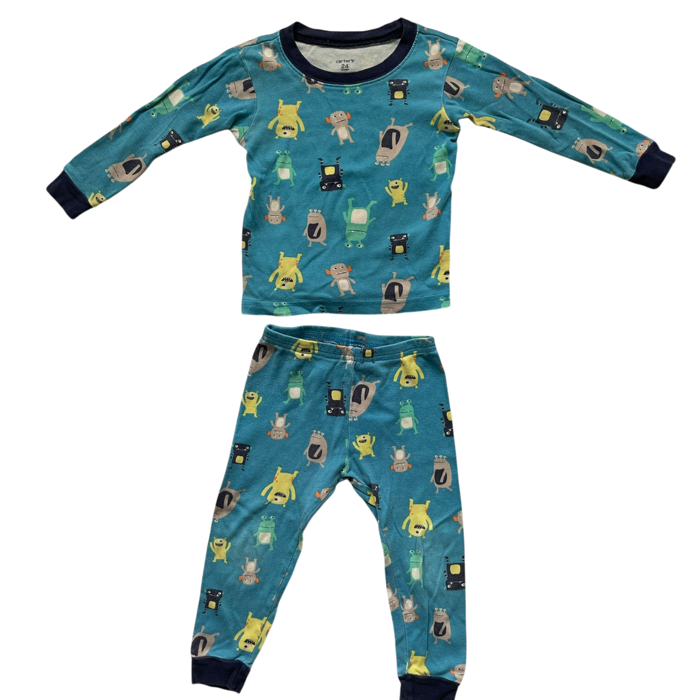 Boys carter’s blue Pajama size 2