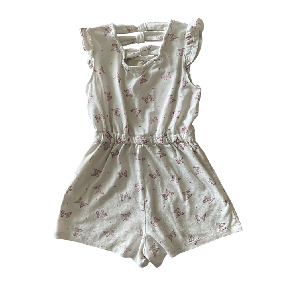 girls btween white and pink Romper size 5