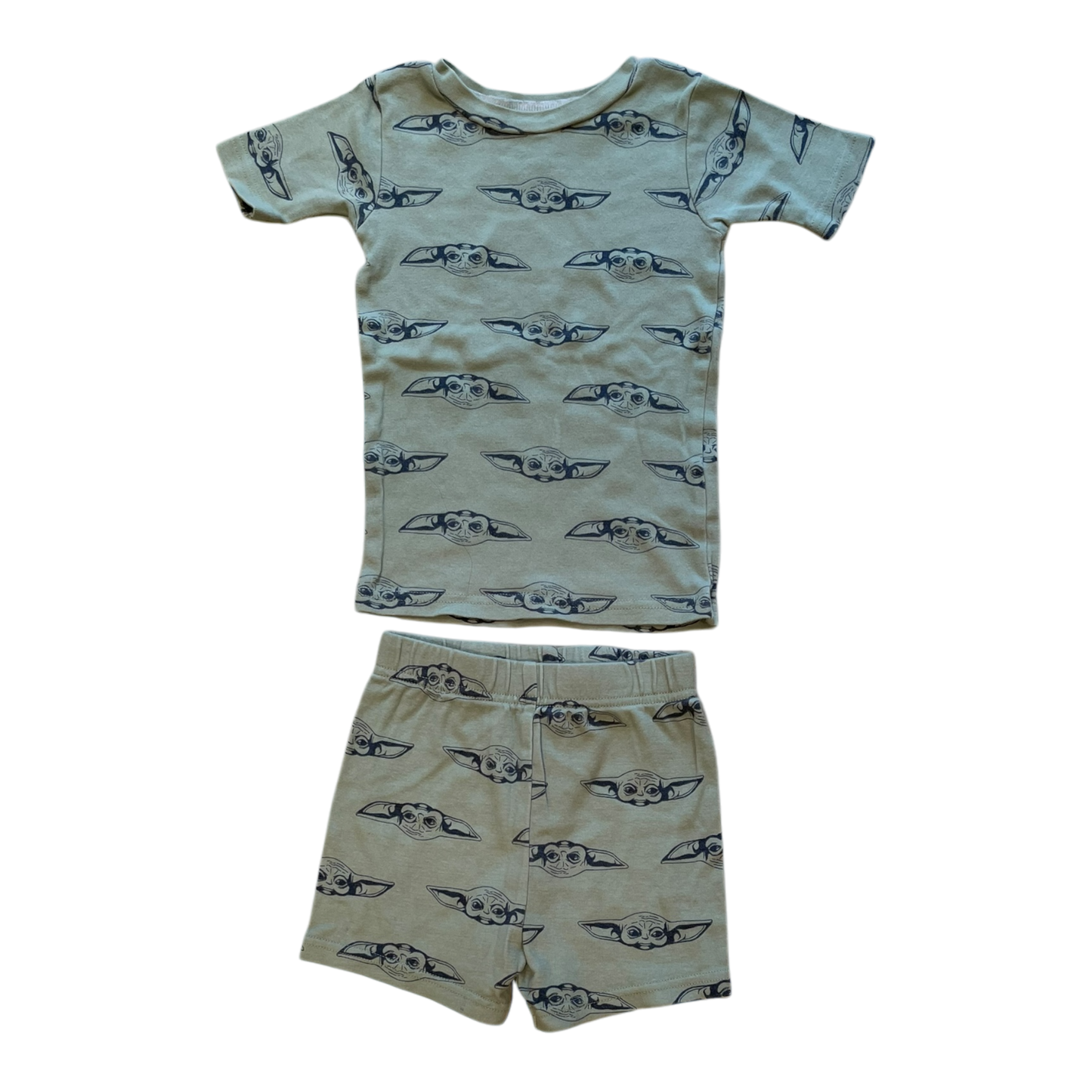 Boys star wars light green Pajama size 4