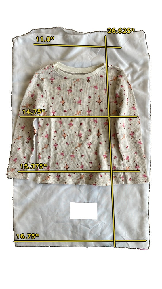 Girls old navy white and pink Sweatshirt size 5